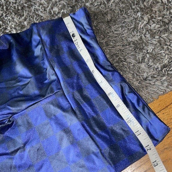 Goldsheep CLASSIC NAVY BLUE CHECK LEGGING Size Small - Picture 7 of 10